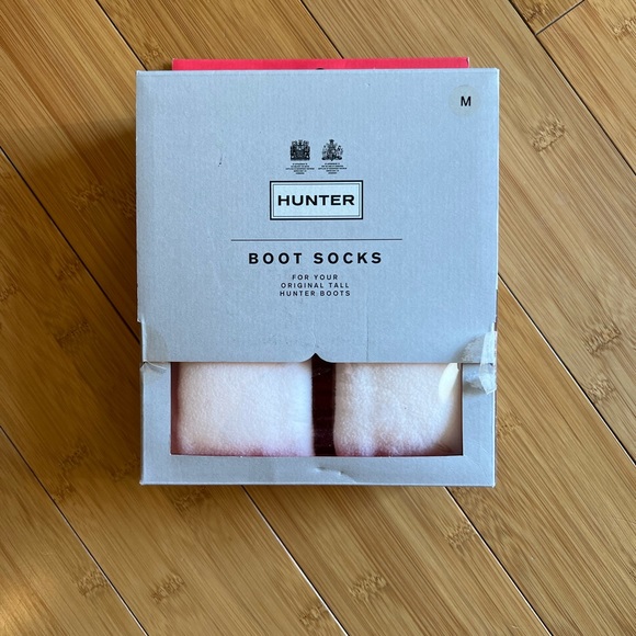 COPY - Hunter Boot Socks Cream Fleece (M) NWT - Picture 3 of 4
